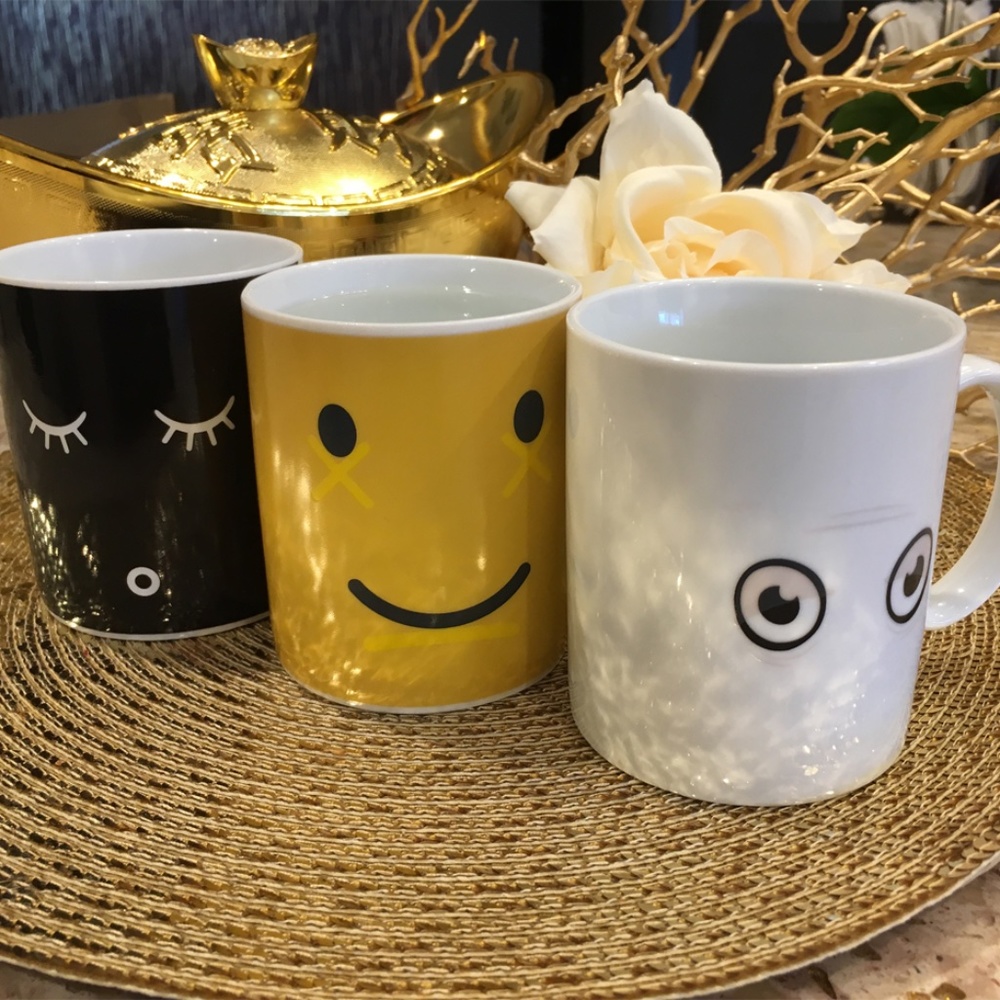 3 Wake-up Cups Temperature Color Change Mugs